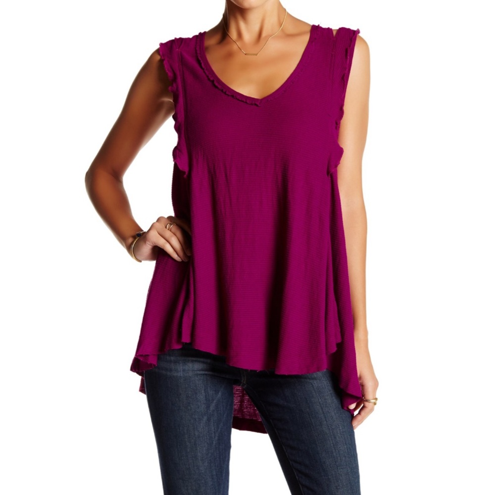Free People Purple Tank Top